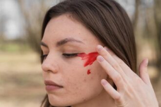 Variant menstruation may be the reason you are bleeding from your nose and eyes