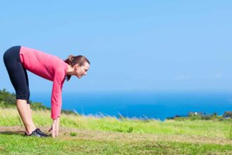 Do the elephant walk exercise to improve posture and balance